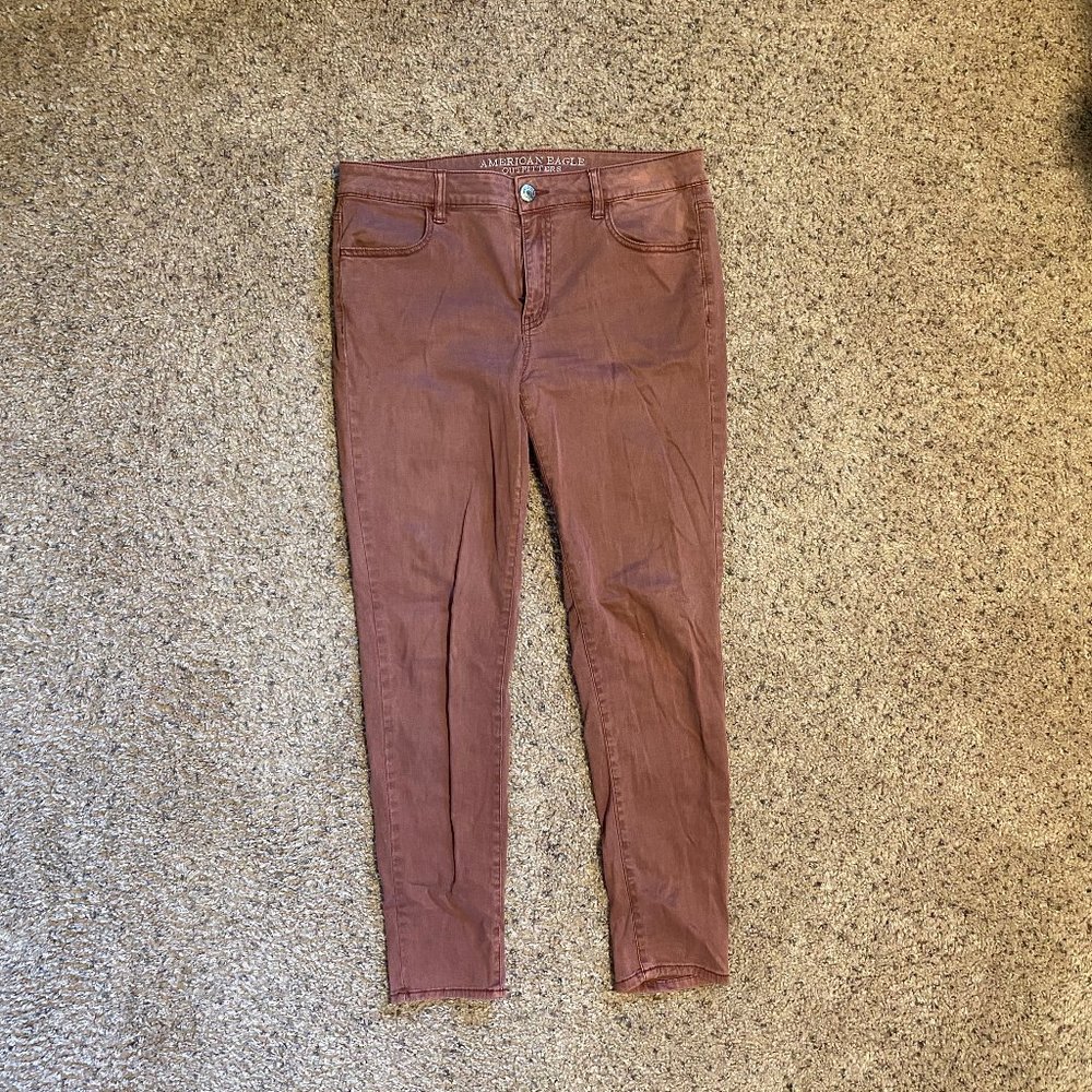 Dusty Rose Skinny Jeans